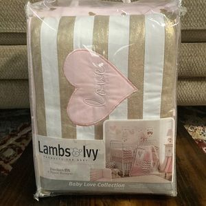 Lambs and Ivy 4 piece bumper set